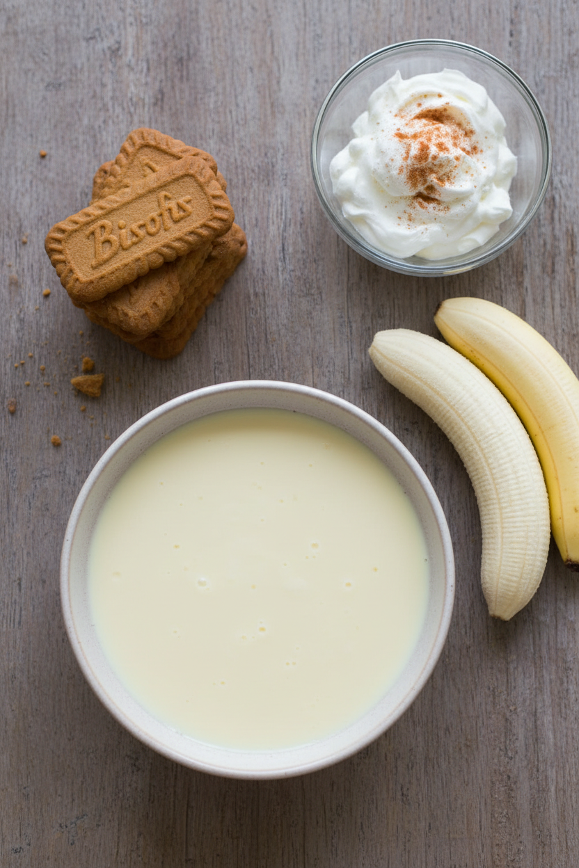 Biscoff Banana Vanilla Pudding Trifle