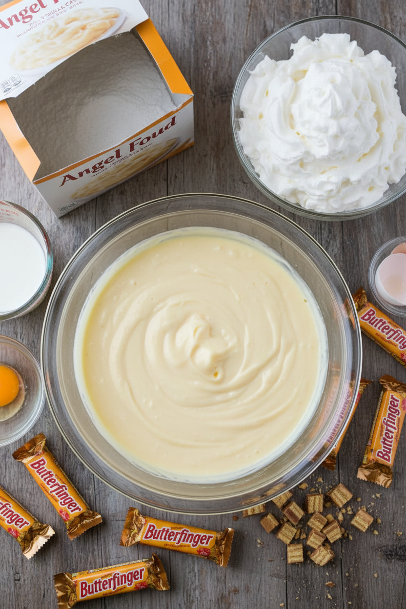 Butterfinger Angel Food No-Bake Dessert