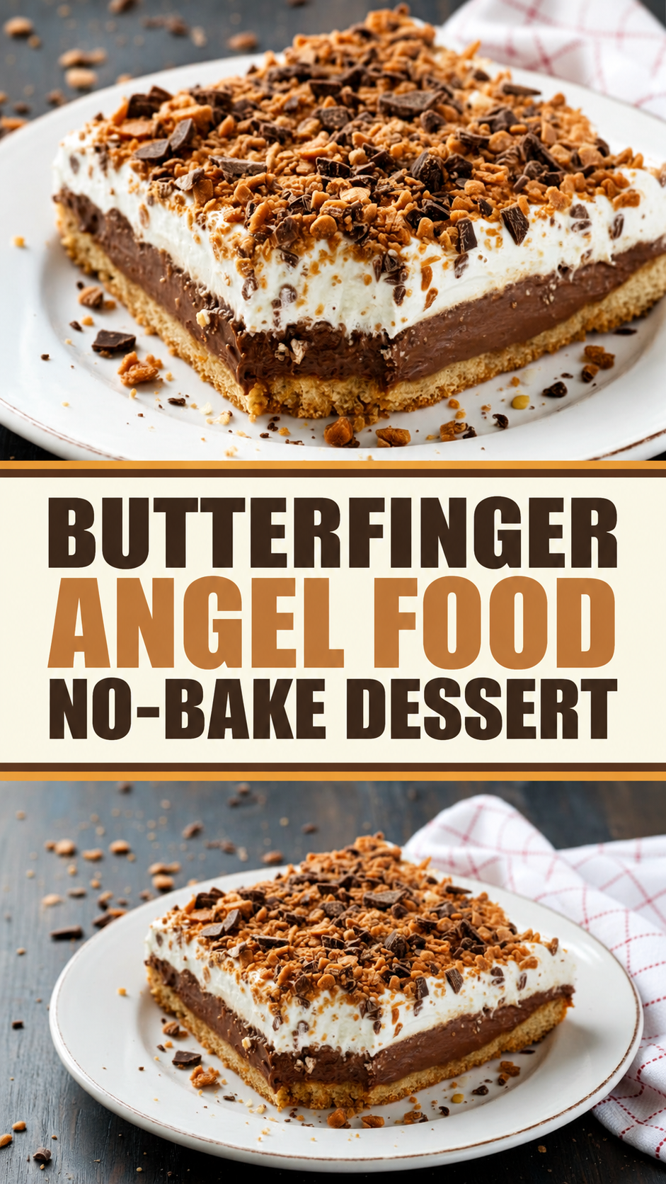 Butterfinger Angel Food No-Bake Dessert