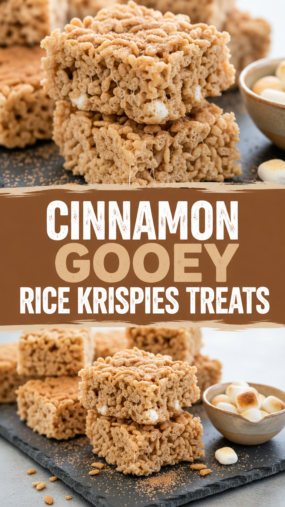 Cinnamon Gooey Rice Krispies Treats
