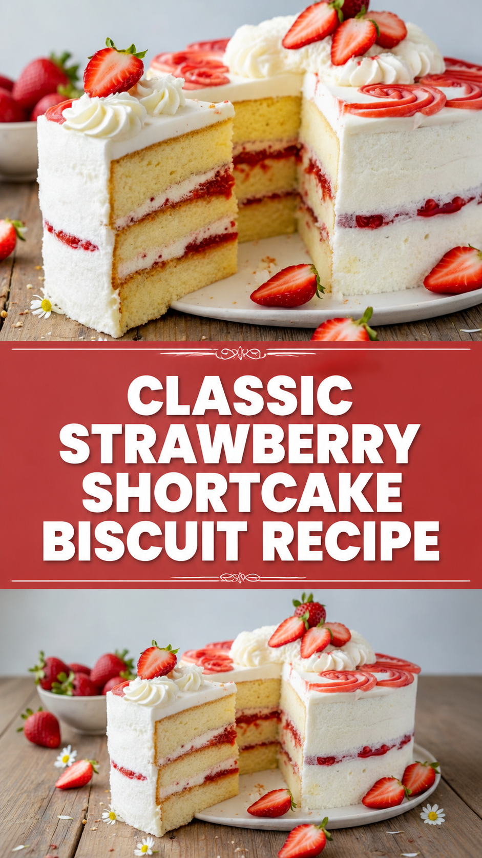 Classic Strawberry Shortcake Biscuit Recipe