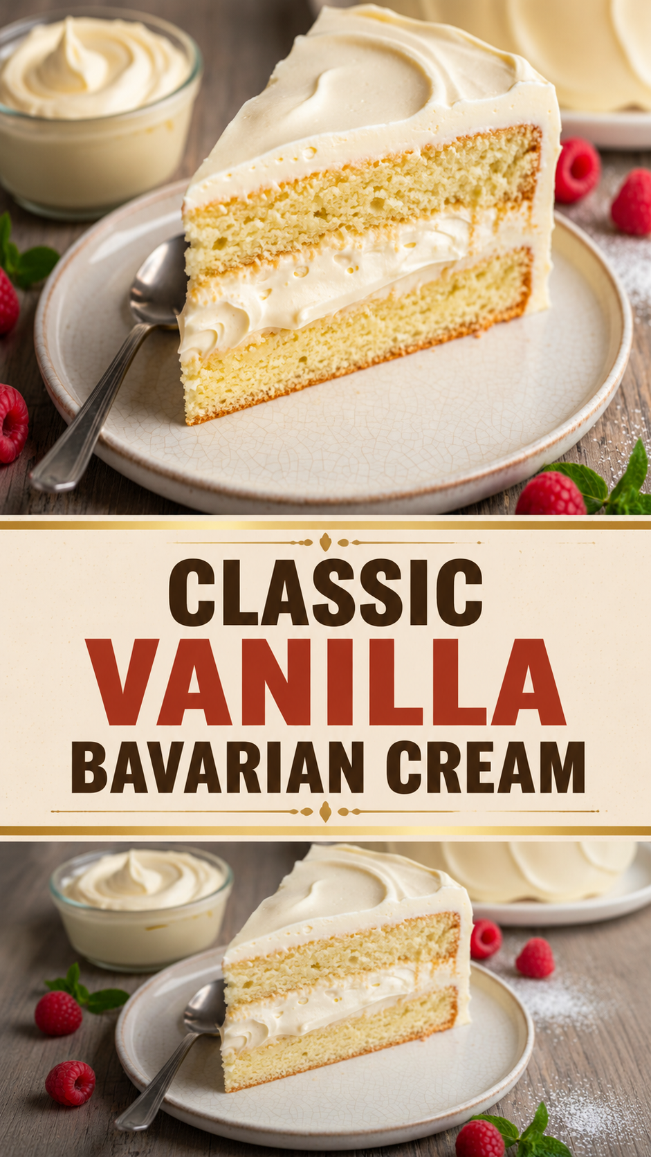Classic Vanilla Bavarian Cream
