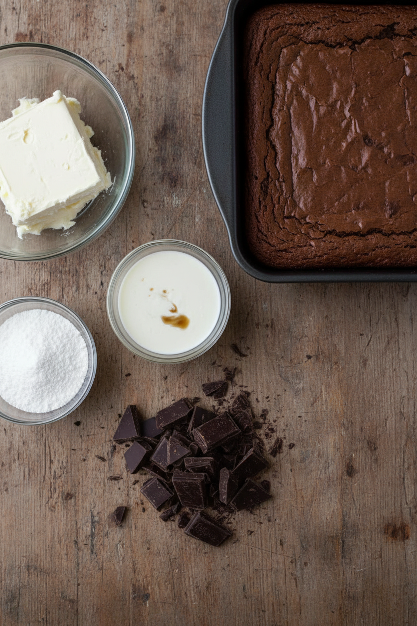 Creamy Brownie Cheesecake Mousse Cups