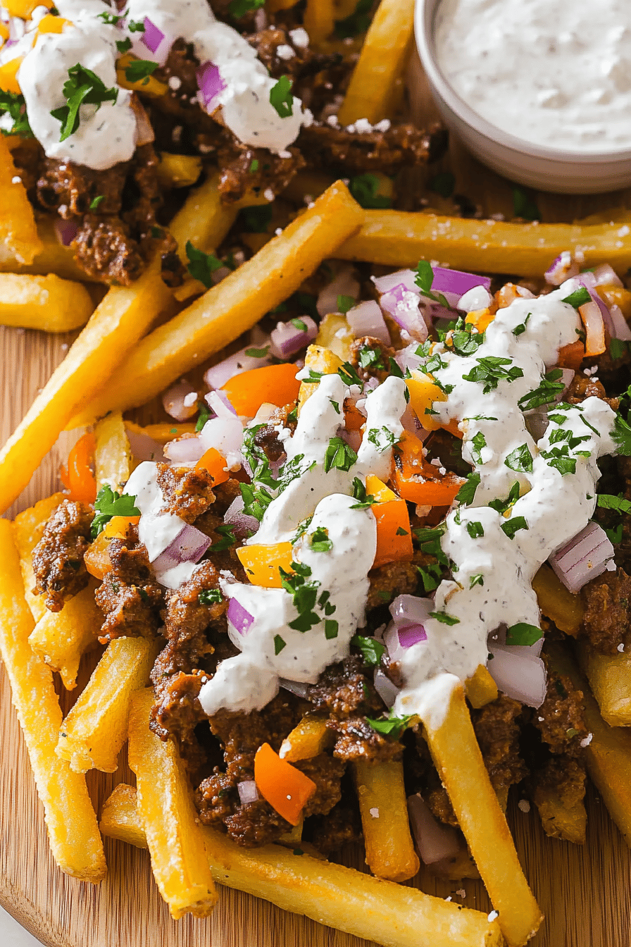 Delicious Shawarma Nacho Fries Recipe and Serving Ideas