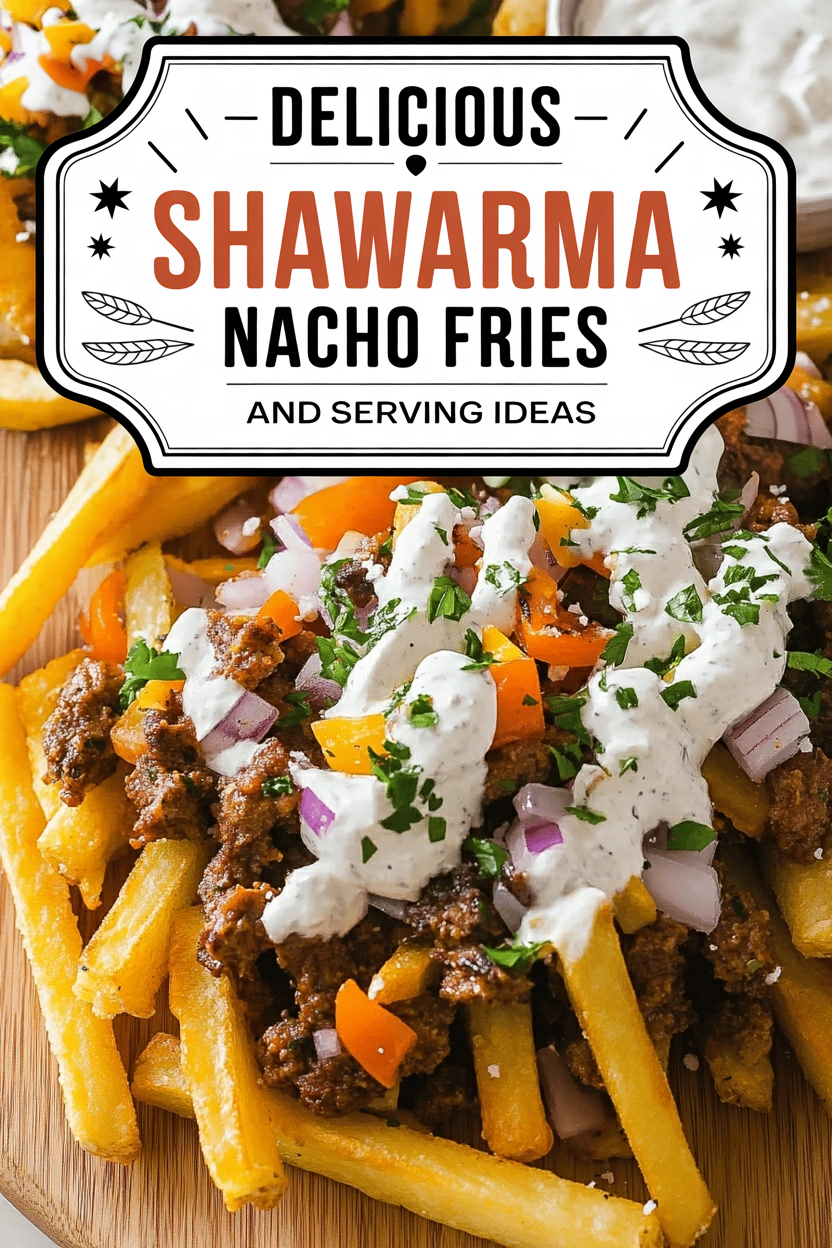 Delicious Shawarma Nacho Fries Recipe and Serving Ideas