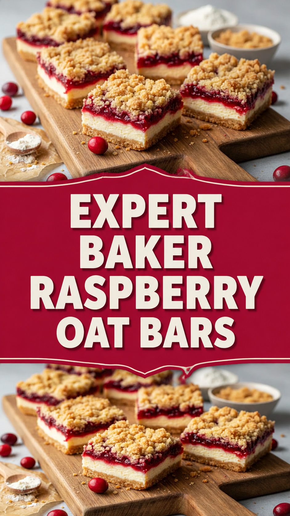 Expert Baker Raspberry Oat Bars