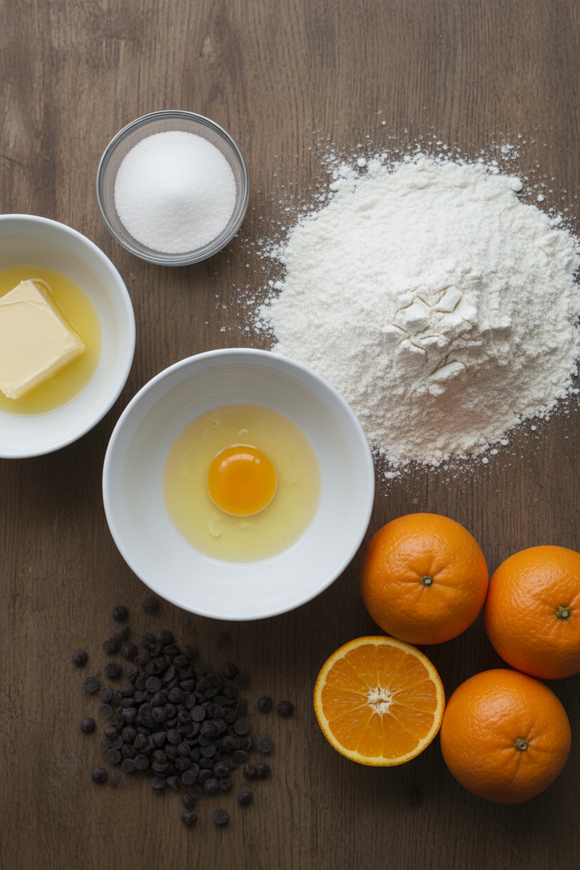 Fresh Orange Chocolate Chip Muffin Recipe