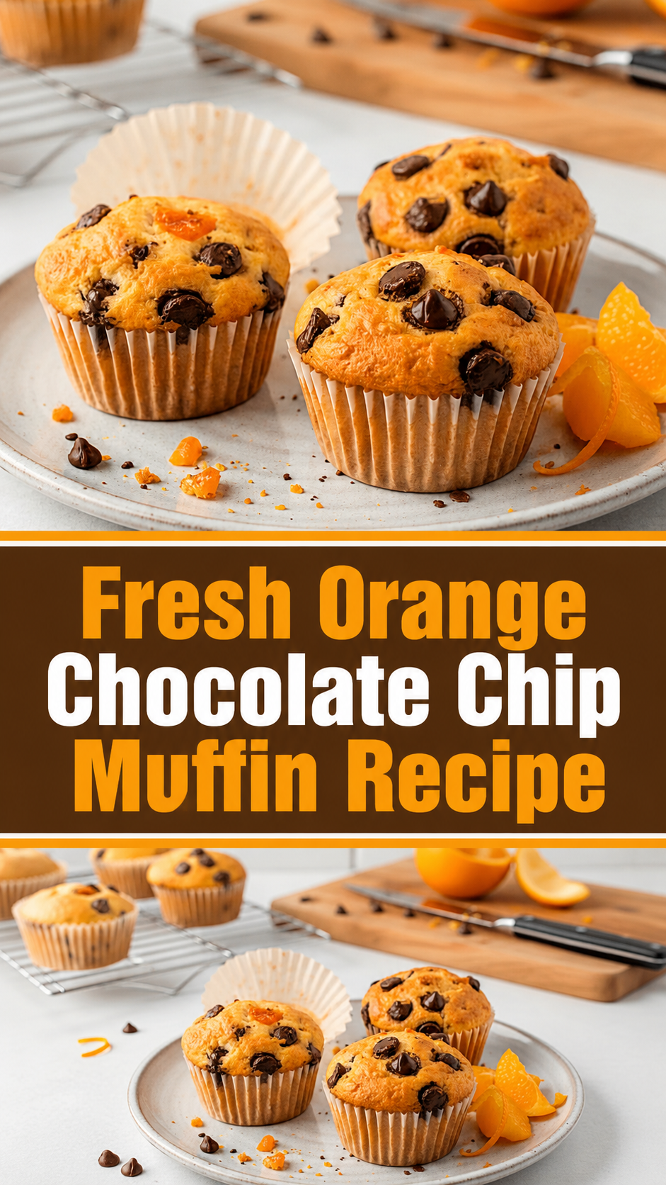 Fresh Orange Chocolate Chip Muffin Recipe