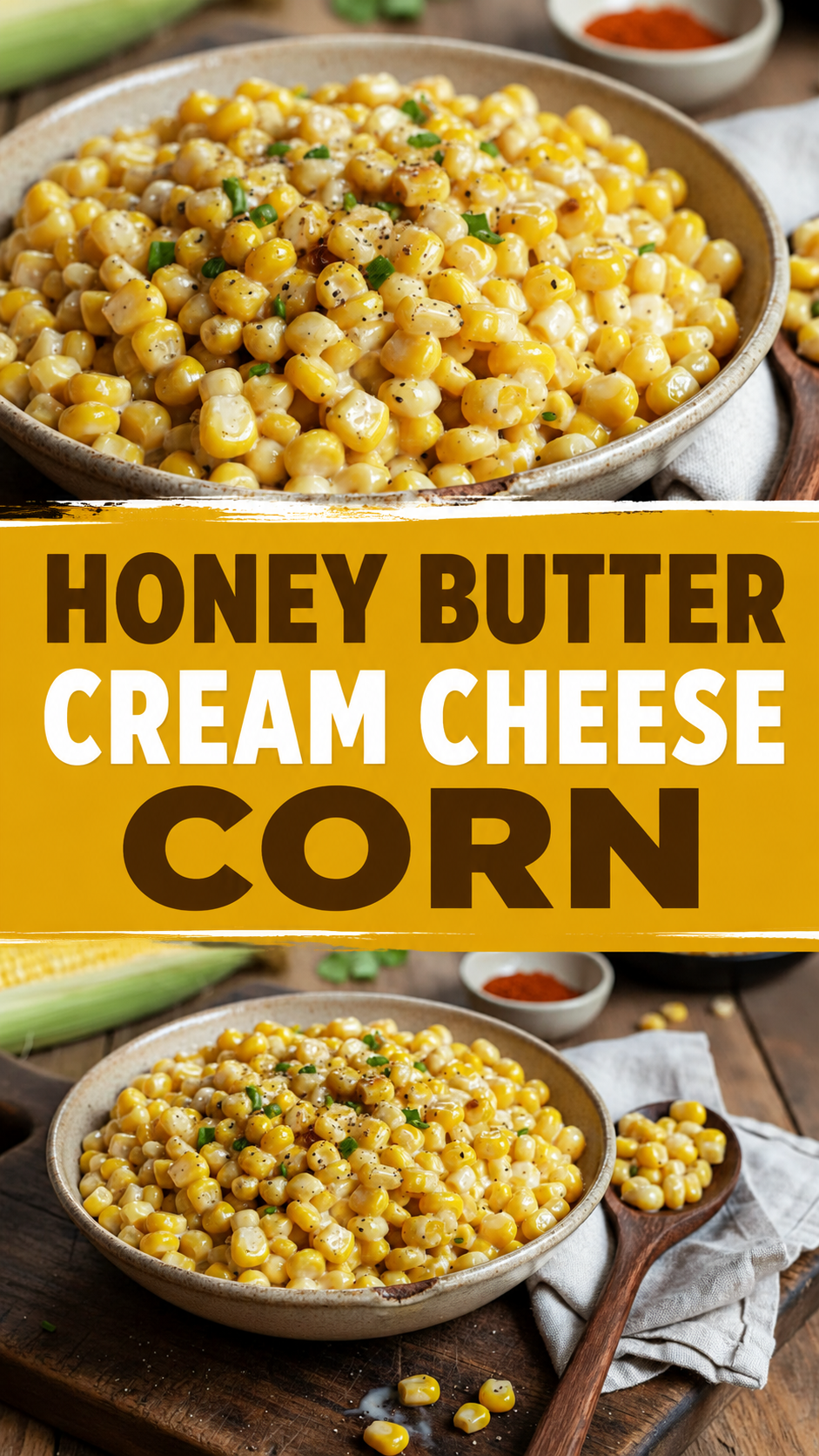 Honey Butter Cream Cheese Corn