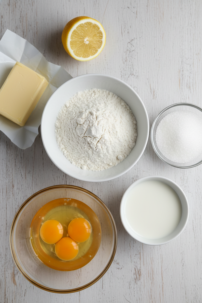 Lemon Custard Tart with Buttery Crust