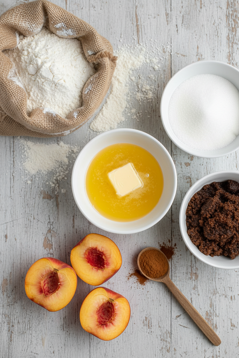 Nectarine Crumble Bars Recipe