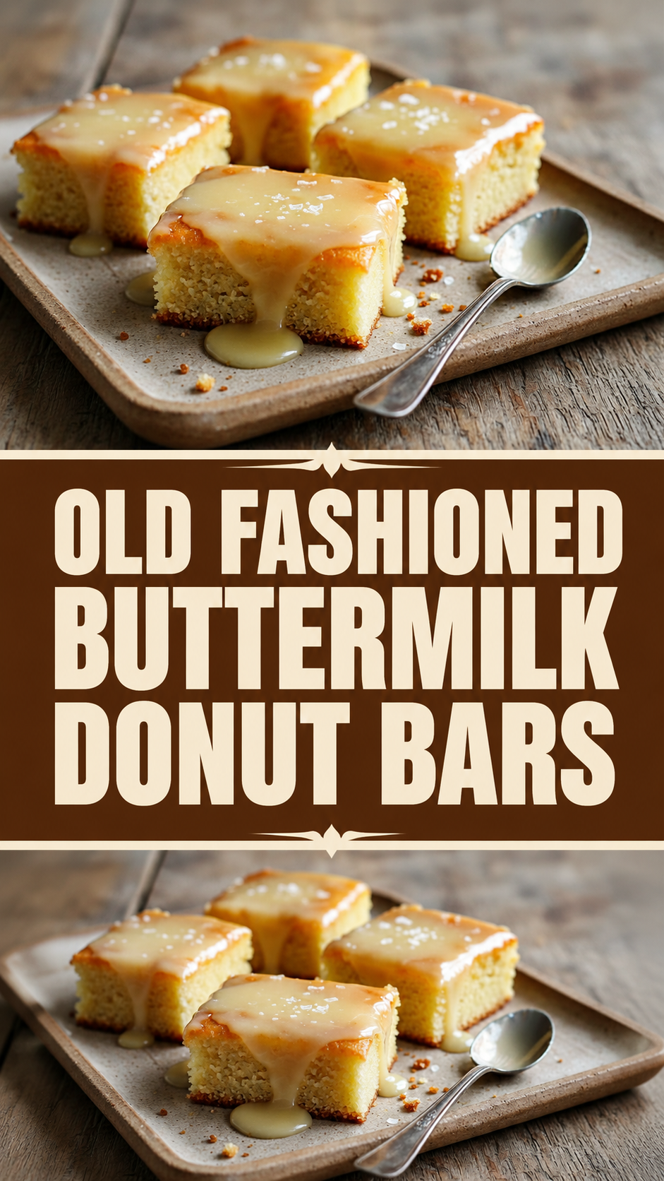 Old Fashioned Buttermilk Donut Bars