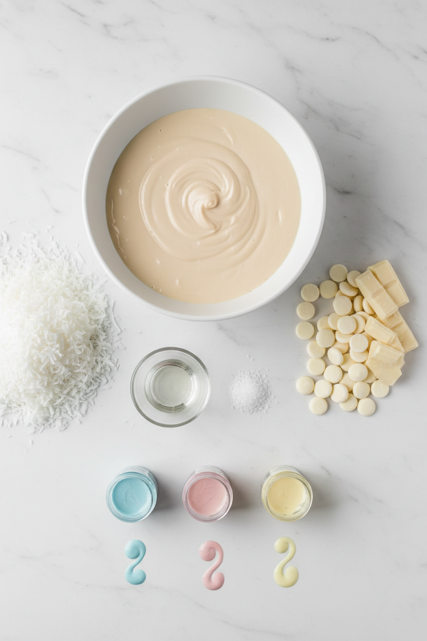 Pastel Coconut Bunny Tail Truffles