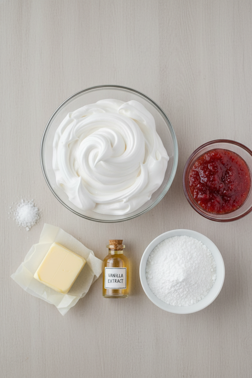 Strawberry Marshmallow Frosting Recipe Tutorial